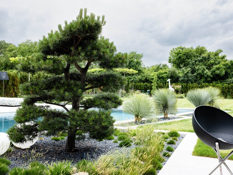 Extravaganter Garten