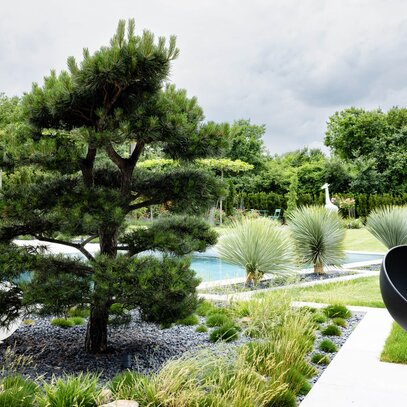 Extravaganter Garten