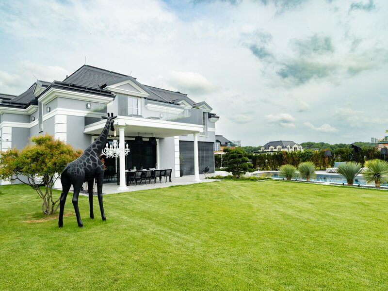 Extravaganter Garten