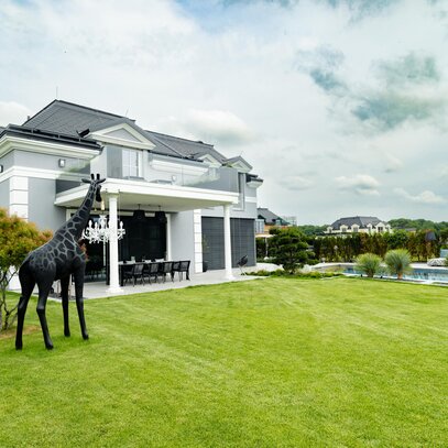 Extravaganter Garten