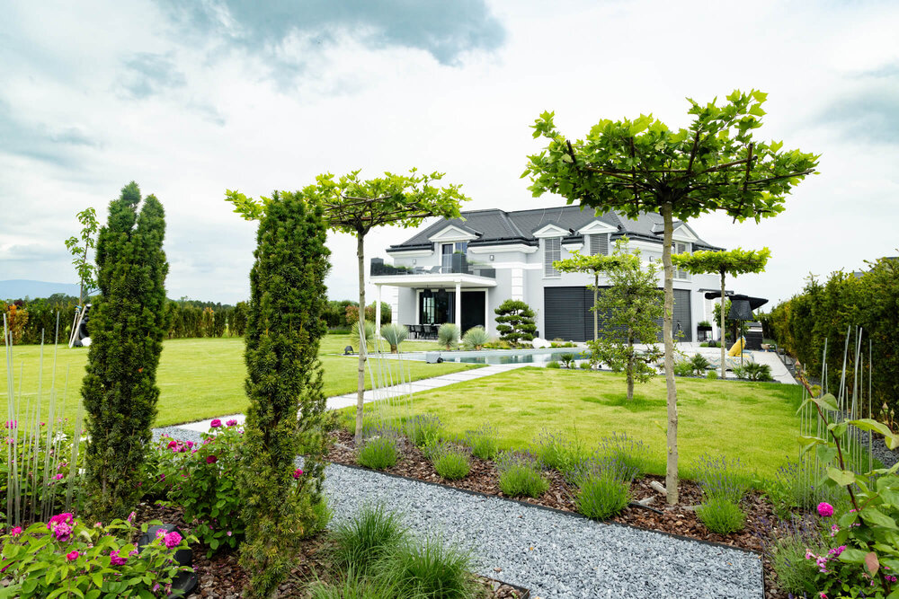 Extravaganter Garten