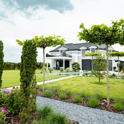 Extravaganter Garten