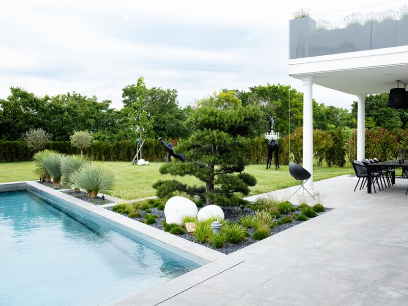 Extravaganter Garten