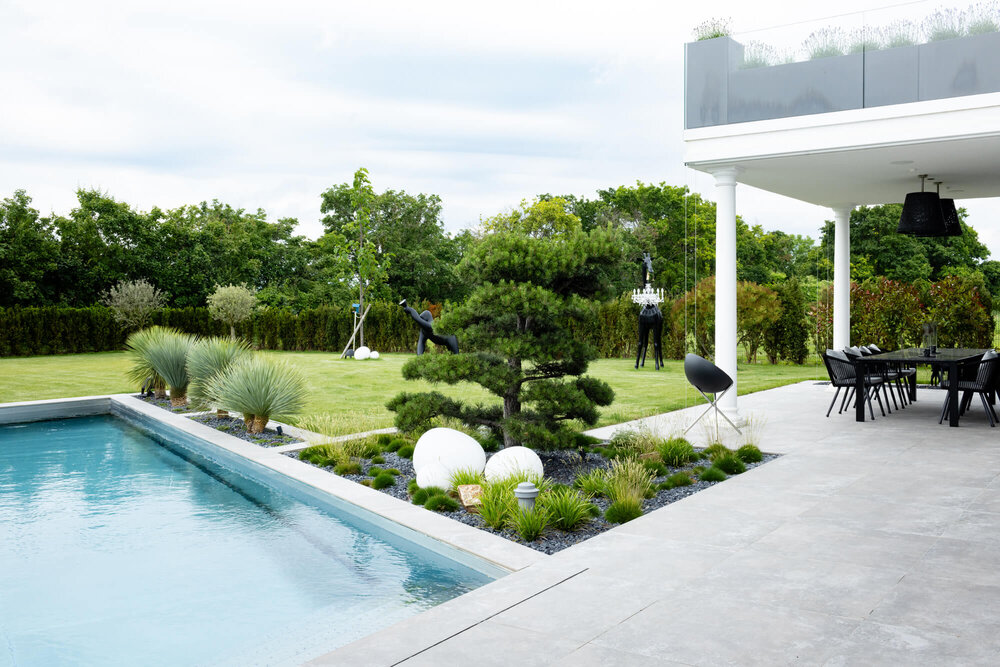 Extravaganter Garten