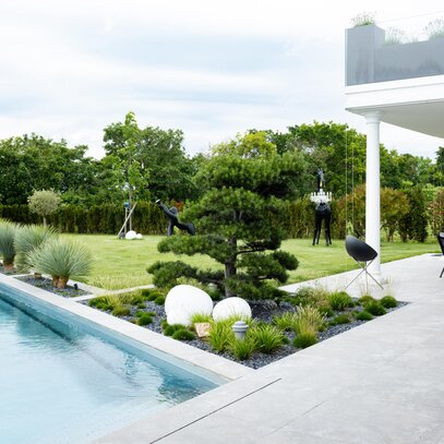 Extravaganter Garten