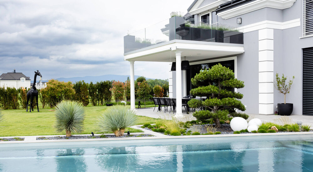 Extravaganter Garten