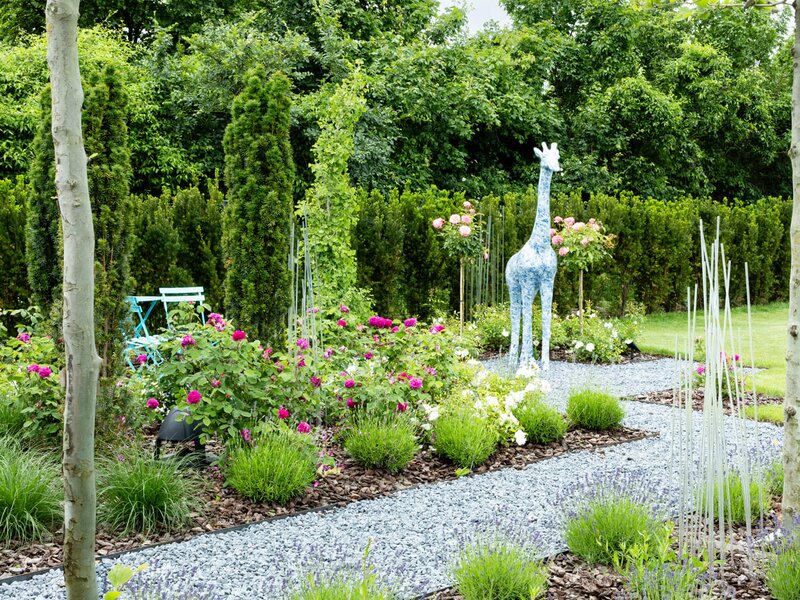 Extravaganter Garten