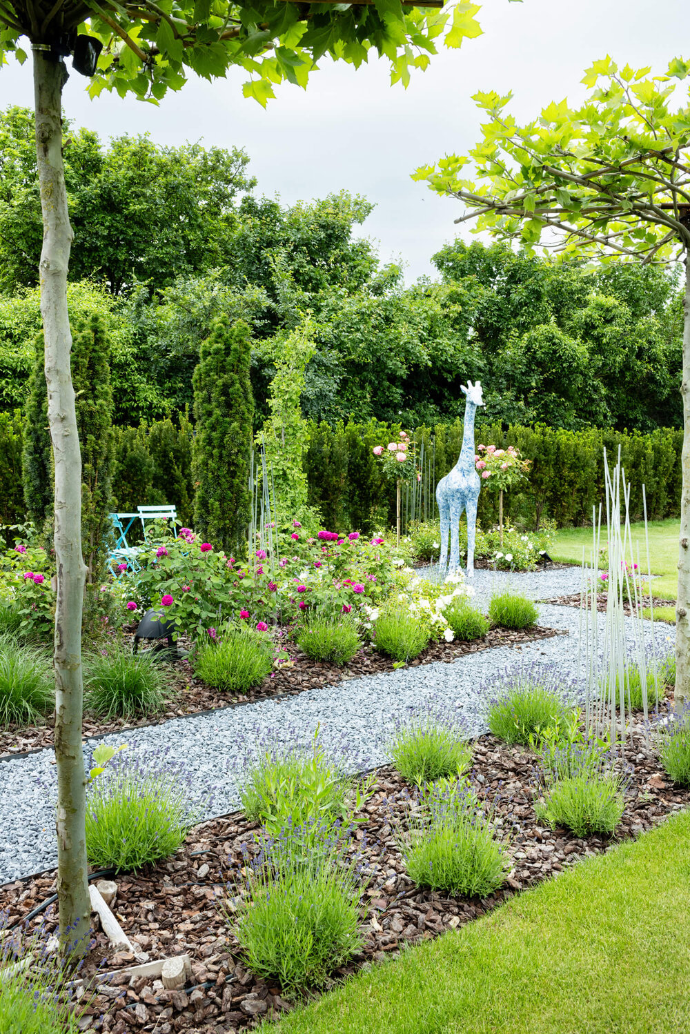 Extravaganter Garten