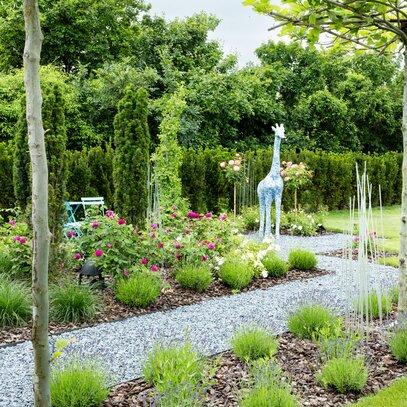 Extravaganter Garten