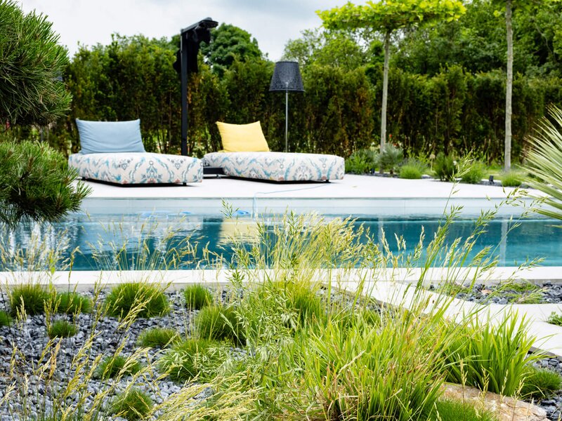 Extravaganter Garten