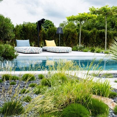Extravaganter Garten