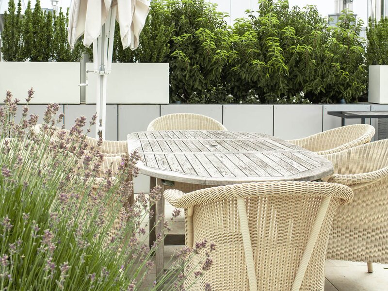 Moderne Terrasse