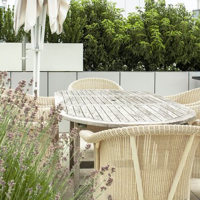 Moderne Terrasse