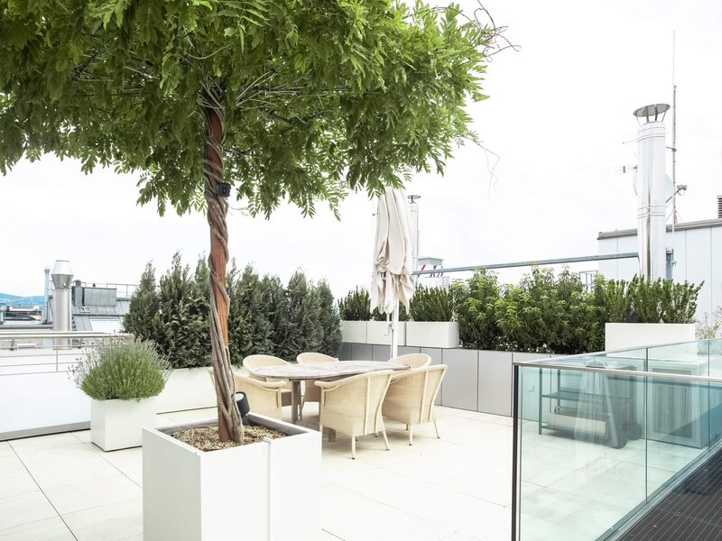 Moderne Terrasse