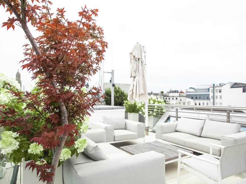 Moderne Terrasse