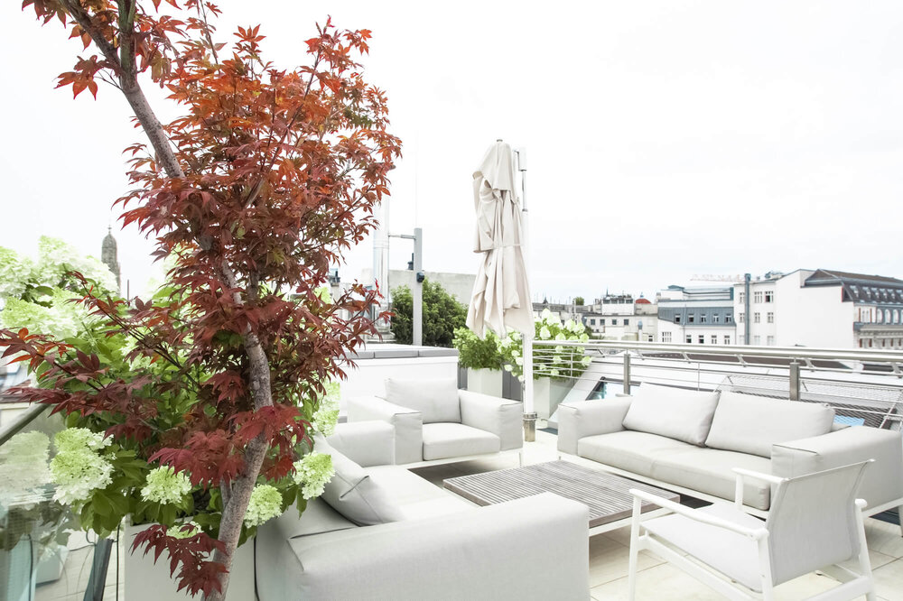 Moderne Terrasse