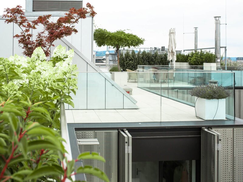 Moderne Terrasse