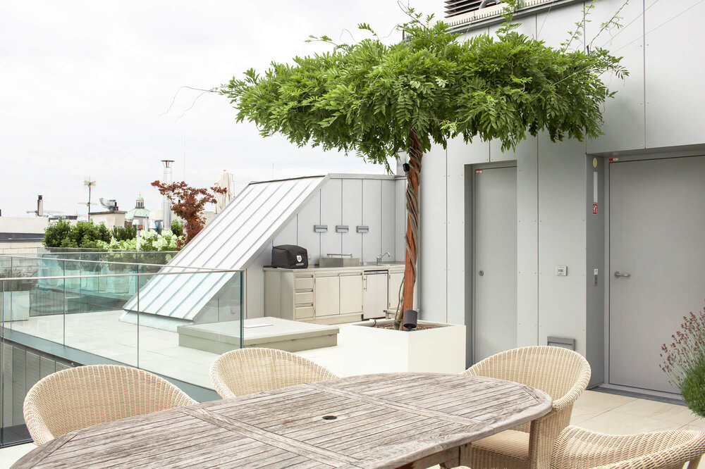 Moderne Terrasse