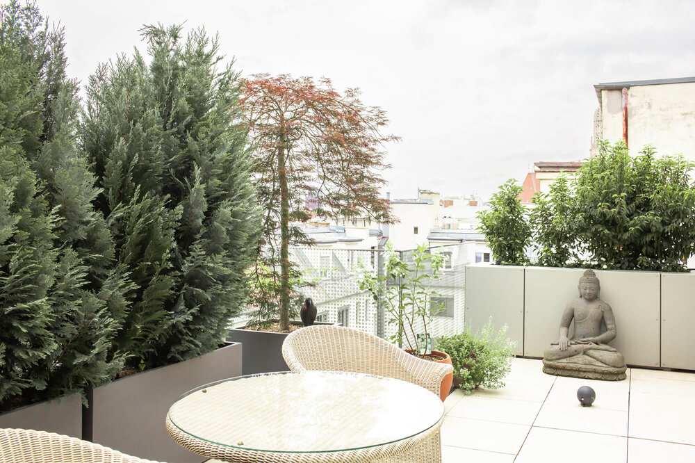 Moderne Terrasse