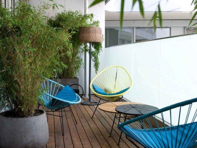 Pflegeleichter Balkon