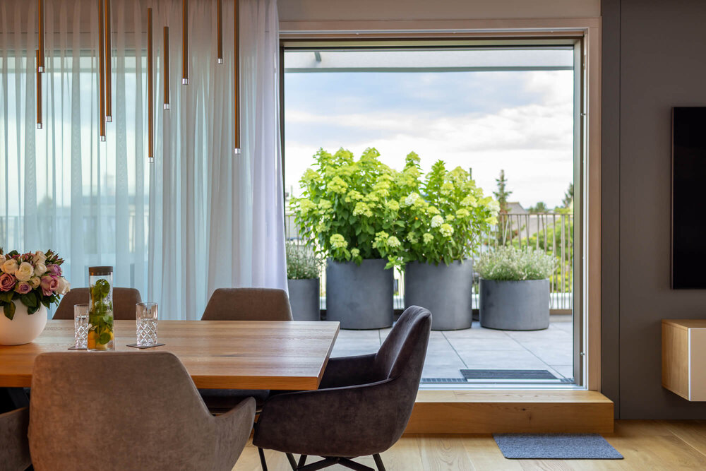 Schlichte Terrasse
