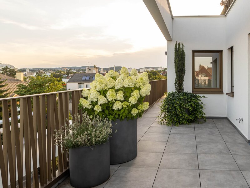 Schlichte Terrasse