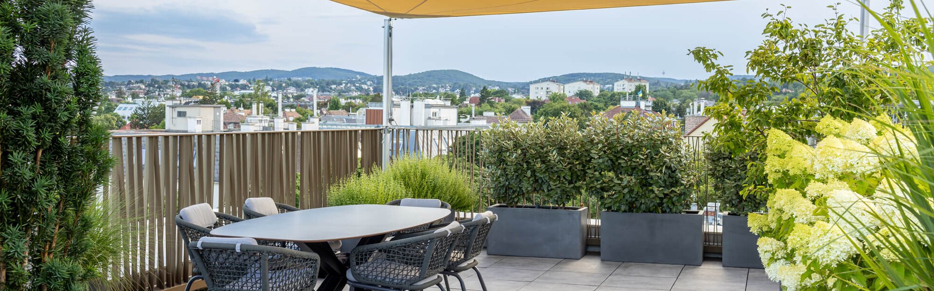 Schlichte Terrasse