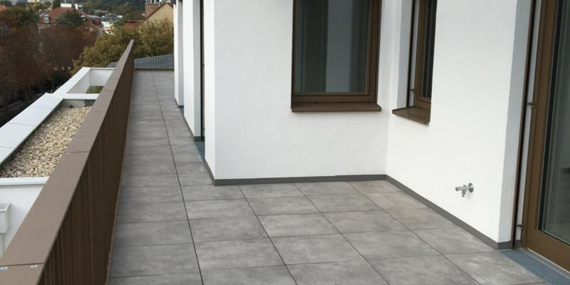 Schlichte Terrasse