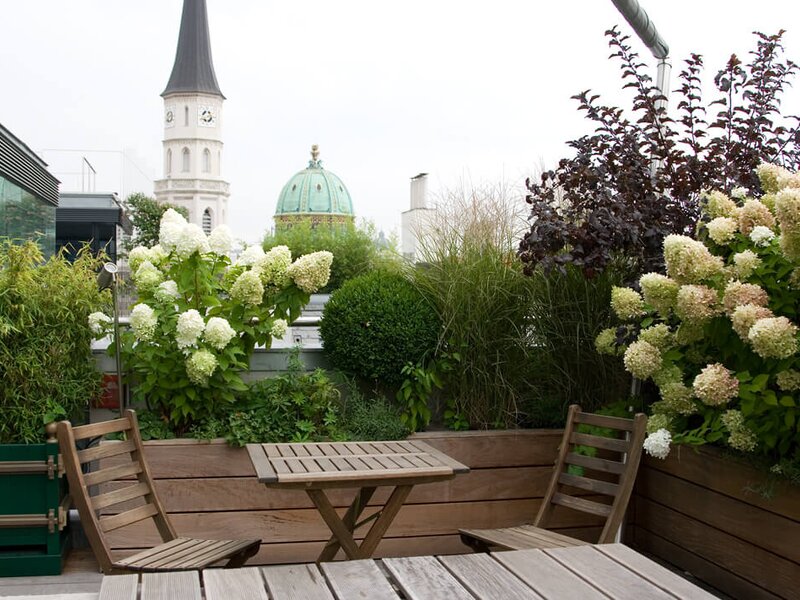 Sichtschutz-Terrasse