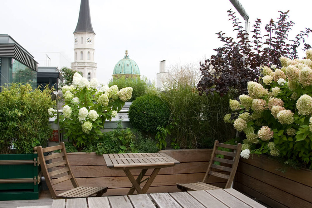 Sichtschutz-Terrasse