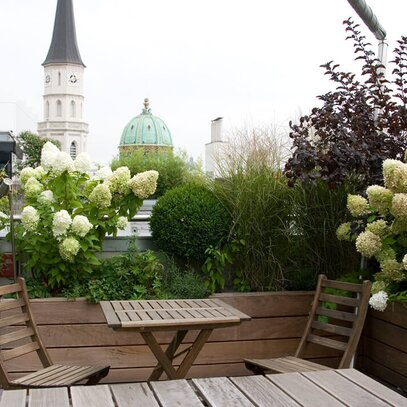 Sichtschutz-Terrasse