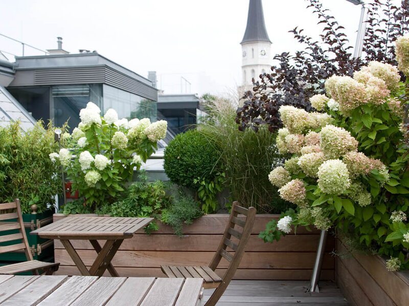 Sichtschutz-Terrasse