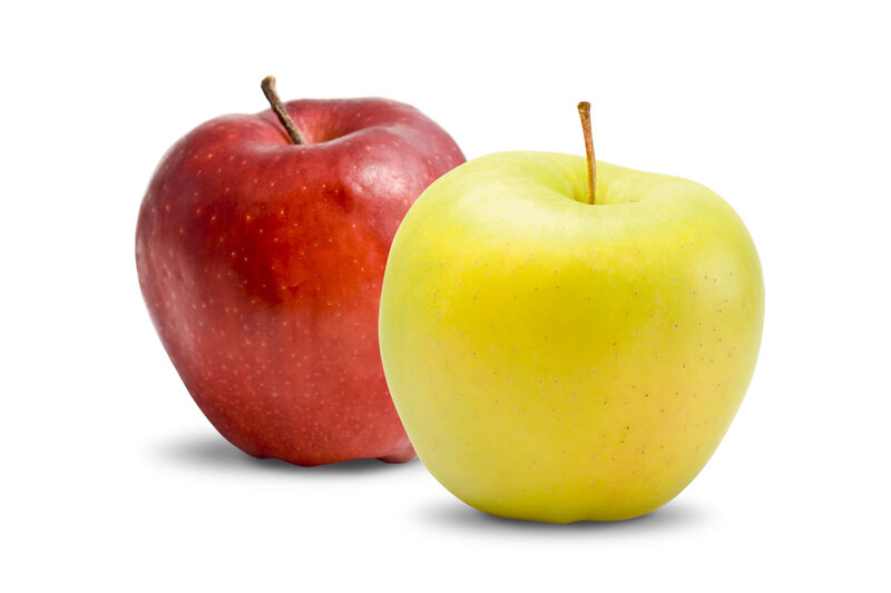 Malus domestica Golden Delicious + Gloster
