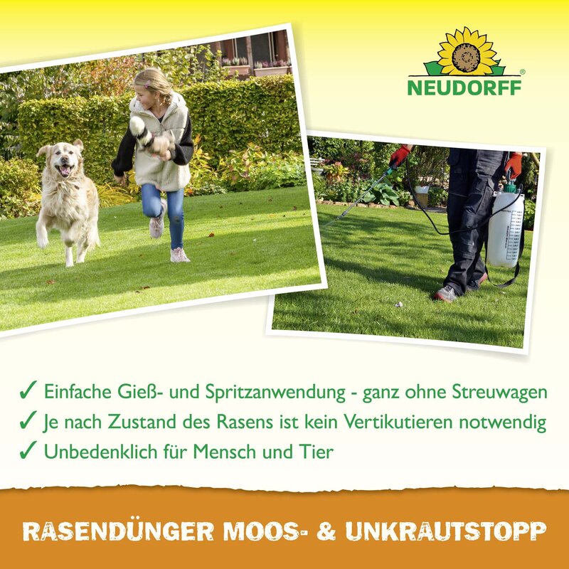 Neudorff® Azet® RasenDünger Moos- & UnkrautStopp