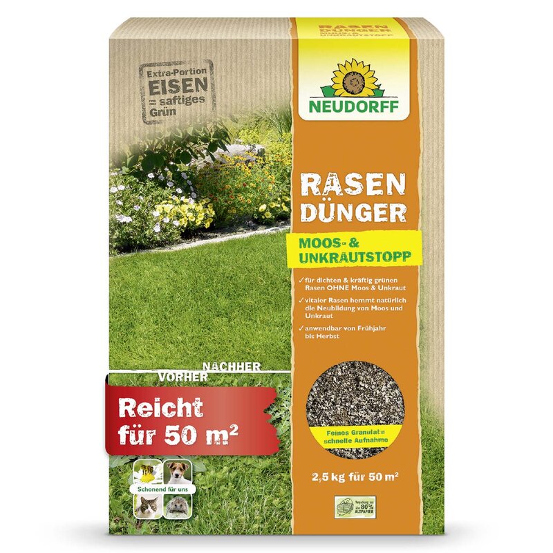 Neudorff® Azet® RasenDünger Moos- & UnkrautStopp